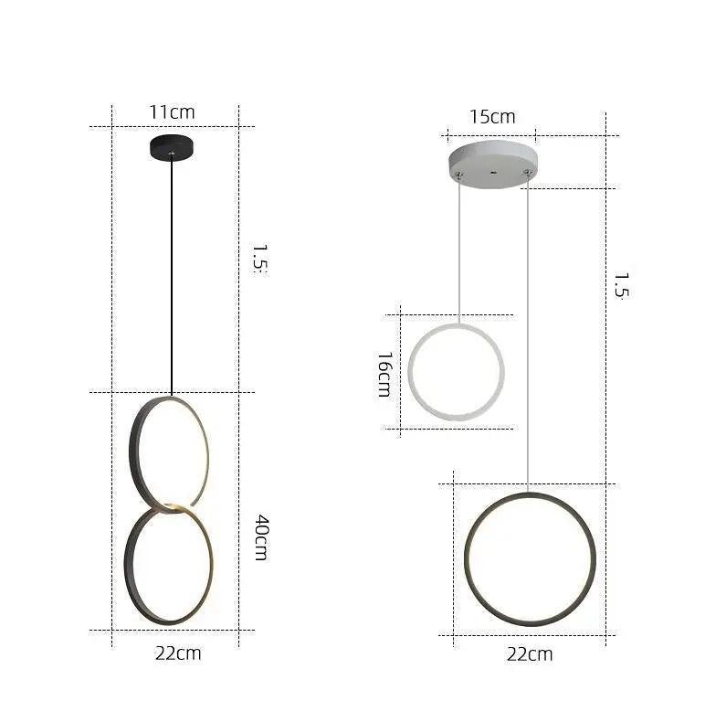 Circle LED Pendant Light Roger™ Spingar.com