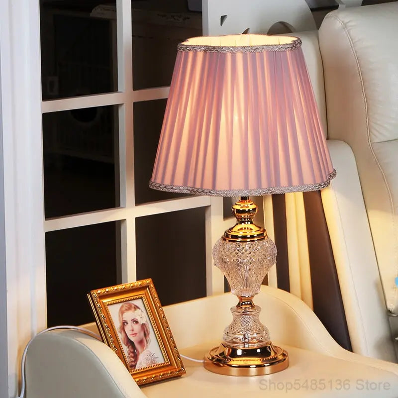 Modern Glass LED Table Light Victoria™ Spingar.com