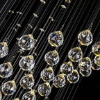 Modern Staircase Crystal LED Chandelier™ SPINGAR.COM