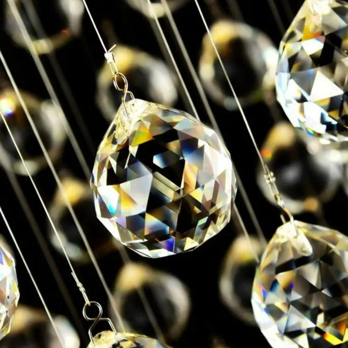 Modern Staircase Crystal LED Chandelier™ SPINGAR.COM