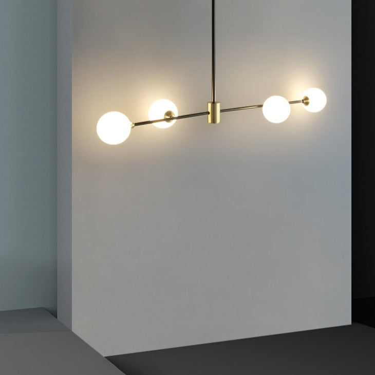 Modern Glass Ball Dinning Room LED Island Pendant Lamp Dilly