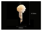 Post-modern Gold LED Chandelier Marilyn™ Spingar.com