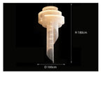 Post-modern Gold LED Chandelier Marilyn™ Spingar.com