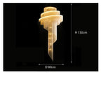 Post-modern Gold LED Chandelier Marilyn™ Spingar.com