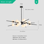 Modern Glass Ball LED Island Pendant Lamp Isabella™ Spingar.com