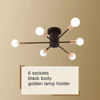 Vintage Metal Star LED Ceiling Lamp Brian™ Spingar.com