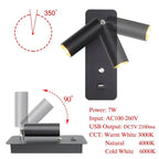 USB Charge Modern LED Wall Light Eron™ Spingar.com