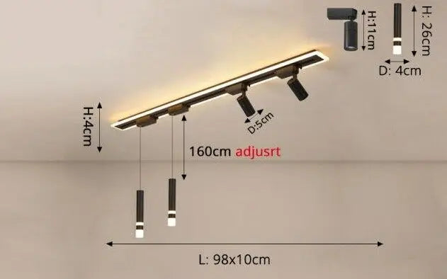 Modern LED Ceiling Spotlight Maverick™ Spingar.com
