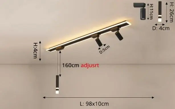 Modern LED Ceiling Spotlight Maverick™ Spingar.com