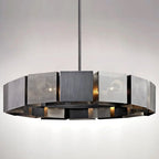 Postmodern Black Metal LED Chandelier Judy™ Spingar.com