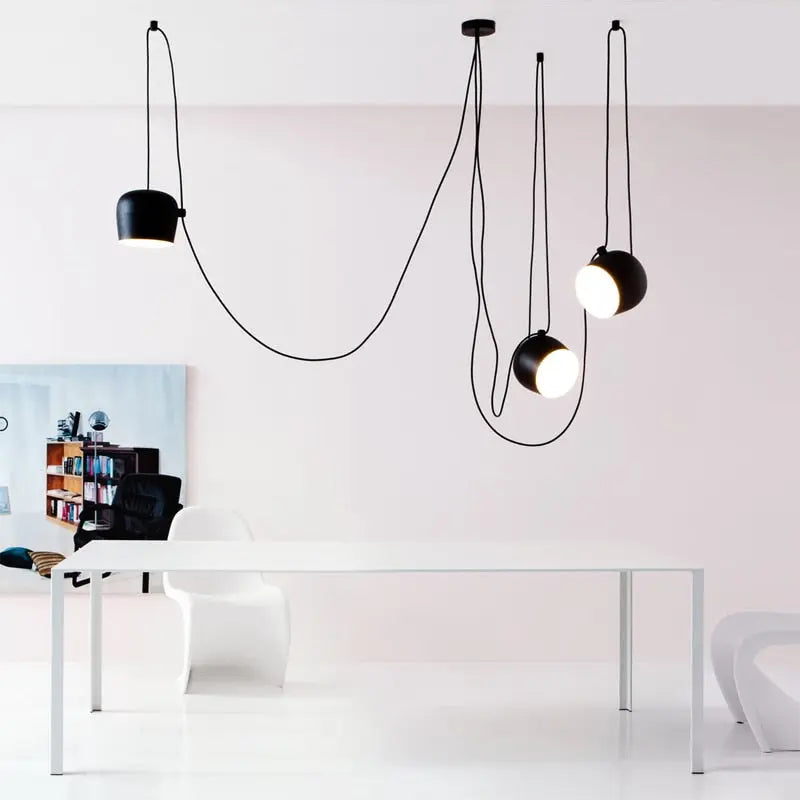 Industrial Spider LED Island Pendant Lamp Cynthia SPINGAR.COM