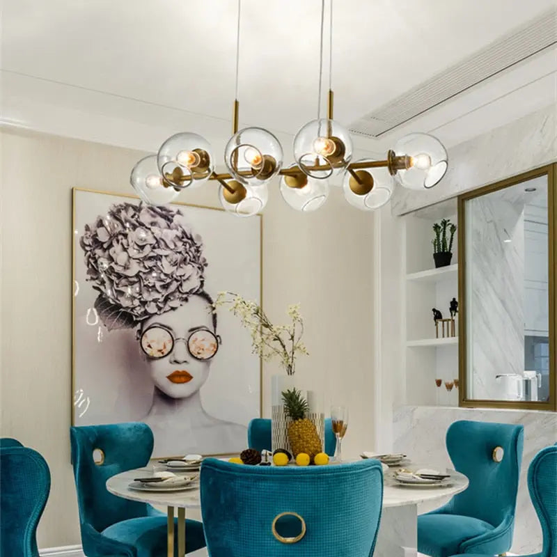 Glass Ball LED Island Pendant Lamp Gabriele™ Spingar.com