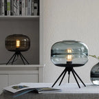Minimalist Glass LED Table Lamp Susan™ Spingar.com