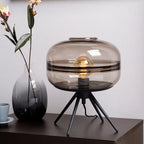 Minimalist Glass LED Table Lamp Susan™ Spingar.com