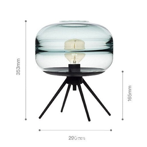 Minimalistische LED-Tischlampe aus Glas Susan™