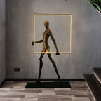 Art Deco Sculpture LED Floor Lamp Cacey SPINGAR.COM