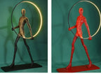 Art Deco Sculpture LED Floor Lamp Cacey SPINGAR.COM