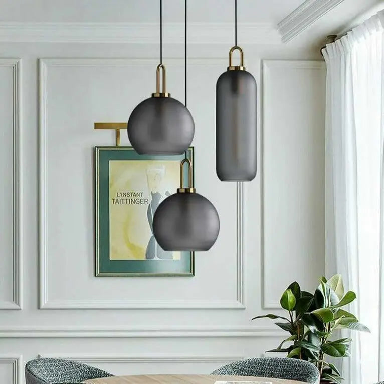 Modern Glass Ball LED Pendant Lamp William™ Spingar.com