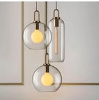 Modern Glass Ball LED Pendant Lamp William™ Spingar.com