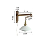 Walnut Wood LED Wall Lamp Nanna SPINGAR.COM