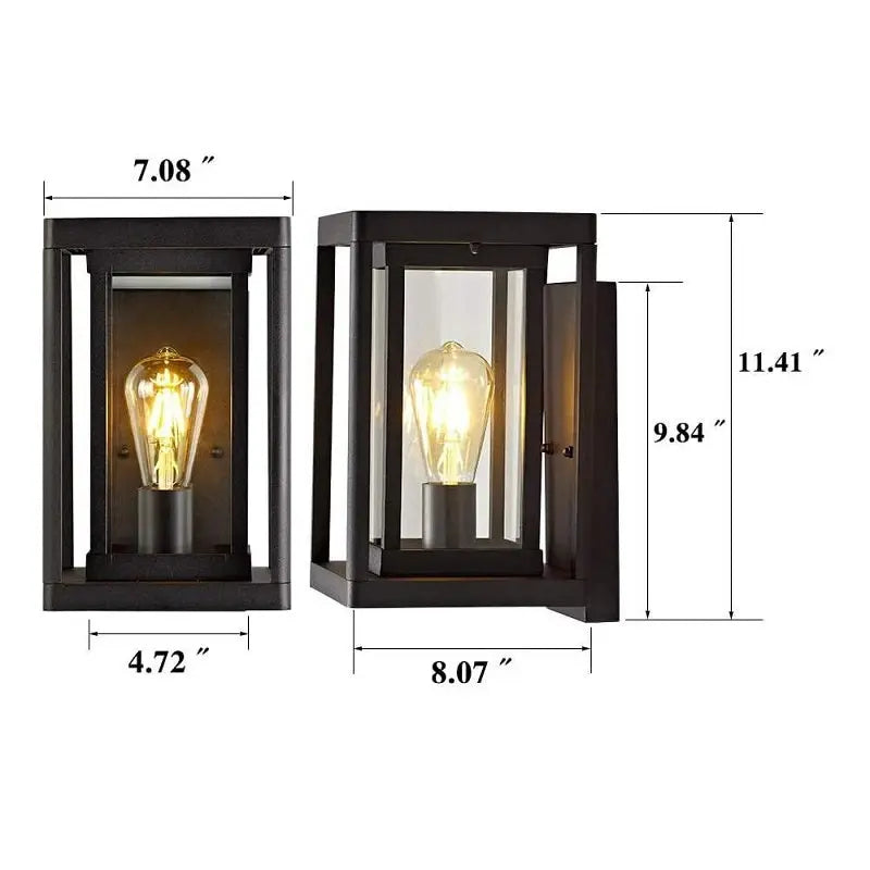 Retro Outdoor LED Wall Lamp (waterproof) SPINGAR.COM