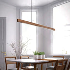 Walnut Wood LED Island Pendant Lamp Alves SPINGAR.COM