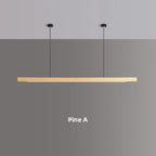 Walnut Wood LED Island Pendant Lamp Alves SPINGAR.COM