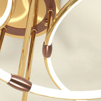 Luxurious Golden LED  Ceiling Lamp Ringy™ SPINGAR.COM
