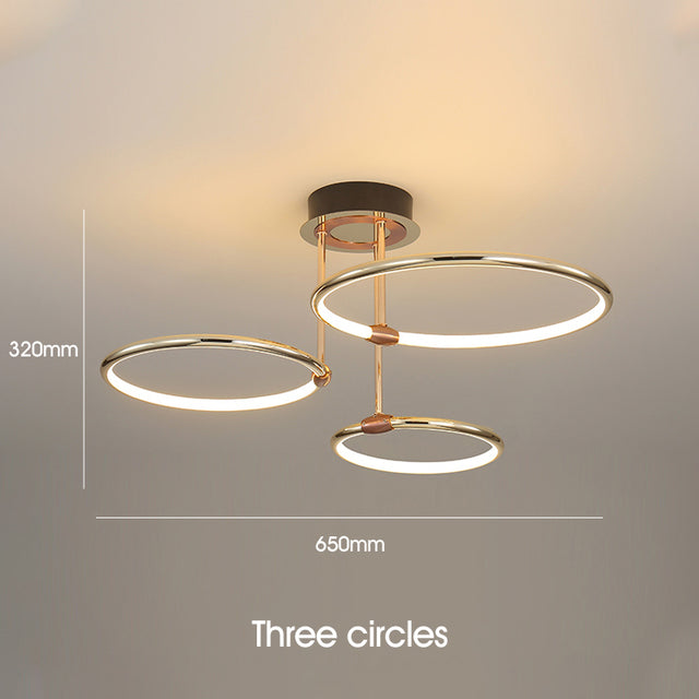 Luxurious Golden LED  Ceiling Lamp Ringy™