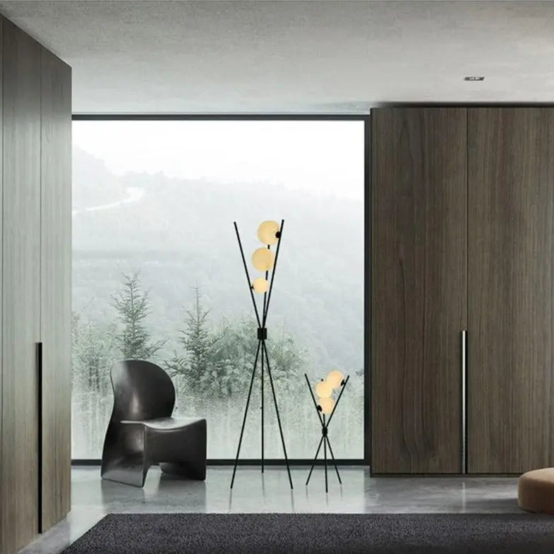 Moon Tripod LED Floor Lamp Nadim SPINGAR.COM