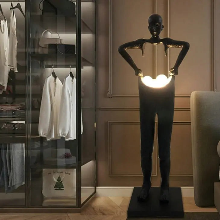 Art Deco Sculpture LED Floor Lamp Balder SPINGAR.COM