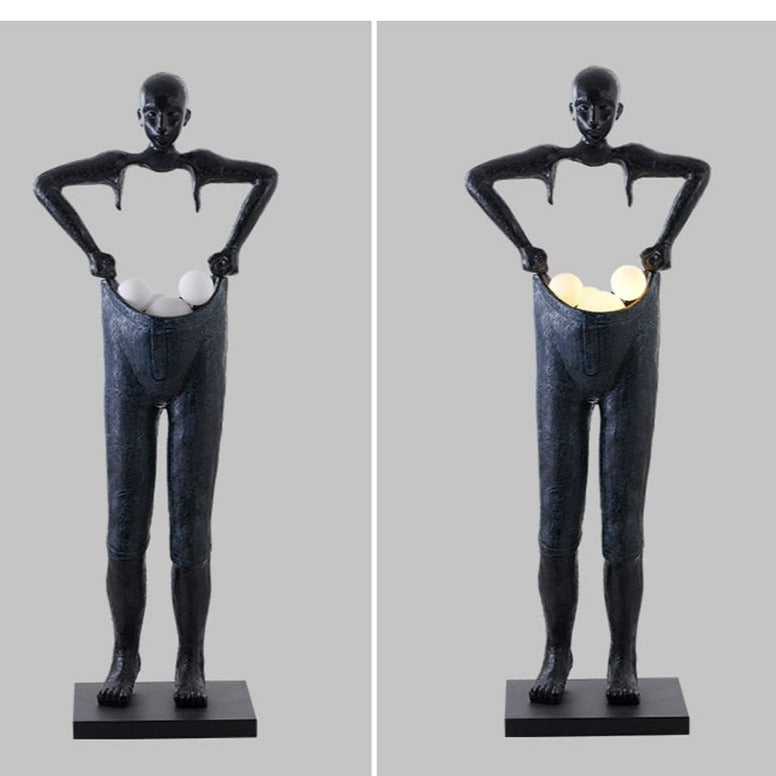 Art Deco Sculpture LED Floor Lamp Balder