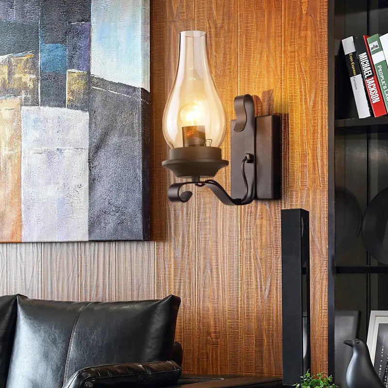 Industrial Vintage LED Wall Sconce Egil SPINGAR.COM