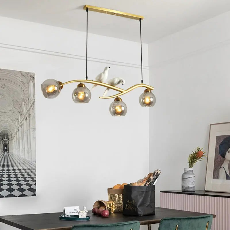 Nordic Bird LED Island Pendant Lamp Paco SPINGAR.COM