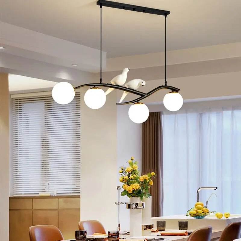 Nordic Bird LED Island Pendant Lamp Paco SPINGAR.COM