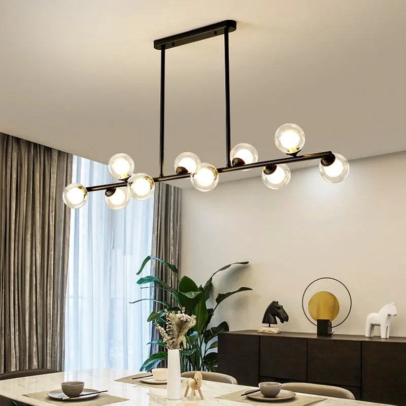 Modern Glass Ball LED Island Pendant lamp Niro™ Spingar.com