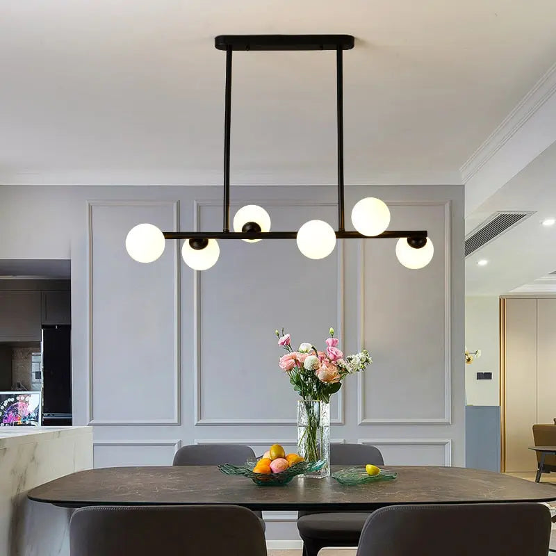 Modern Glass Ball LED Island Pendant lamp Niro™ Spingar.com