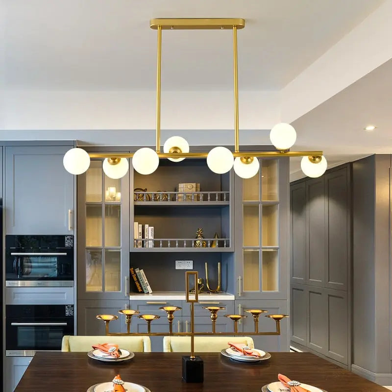 Modern Glass Ball LED Island Pendant lamp Niro™ Spingar.com