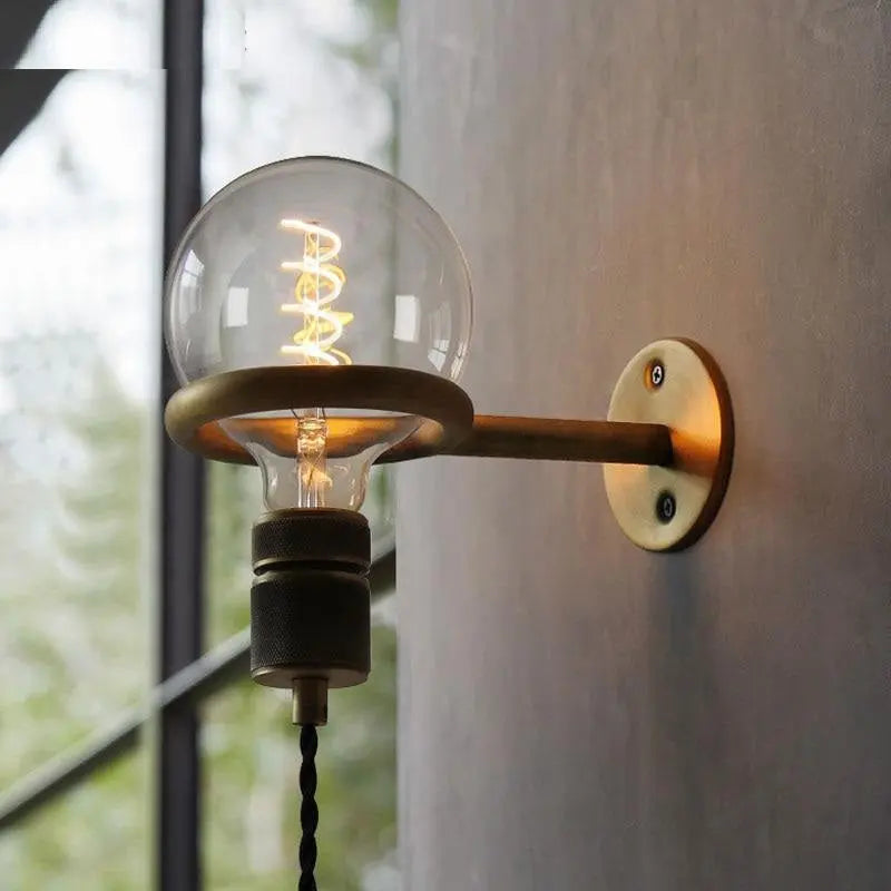 Vintage Punk Ring LED Wall Lamp Den™ SPINGAR.COM